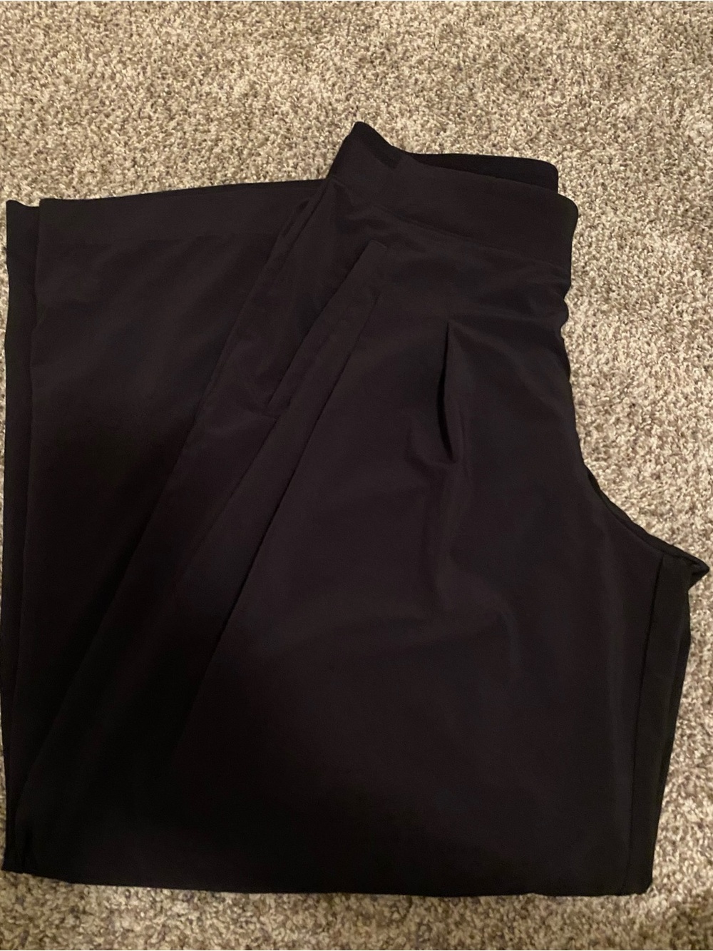 Athleta Women’s Black Wide-Leg Pants With Pockets Size 6 - Picture 7 of 7